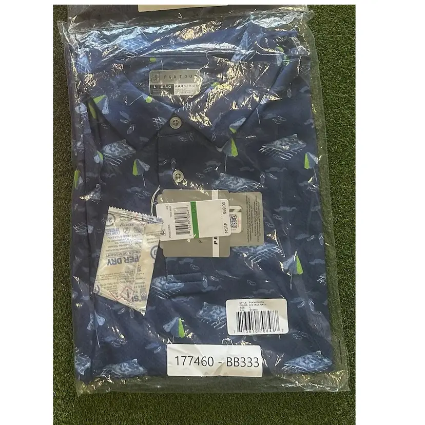 New with tags PGA Tour golf polo men’s large