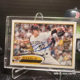 2020 Topps Archives Sig Series - Charlie Morton Pittsburgh Pirates 5/70