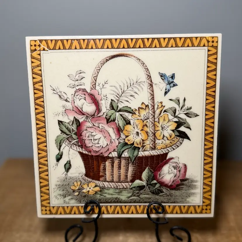 Basket Of Flowers Tile
