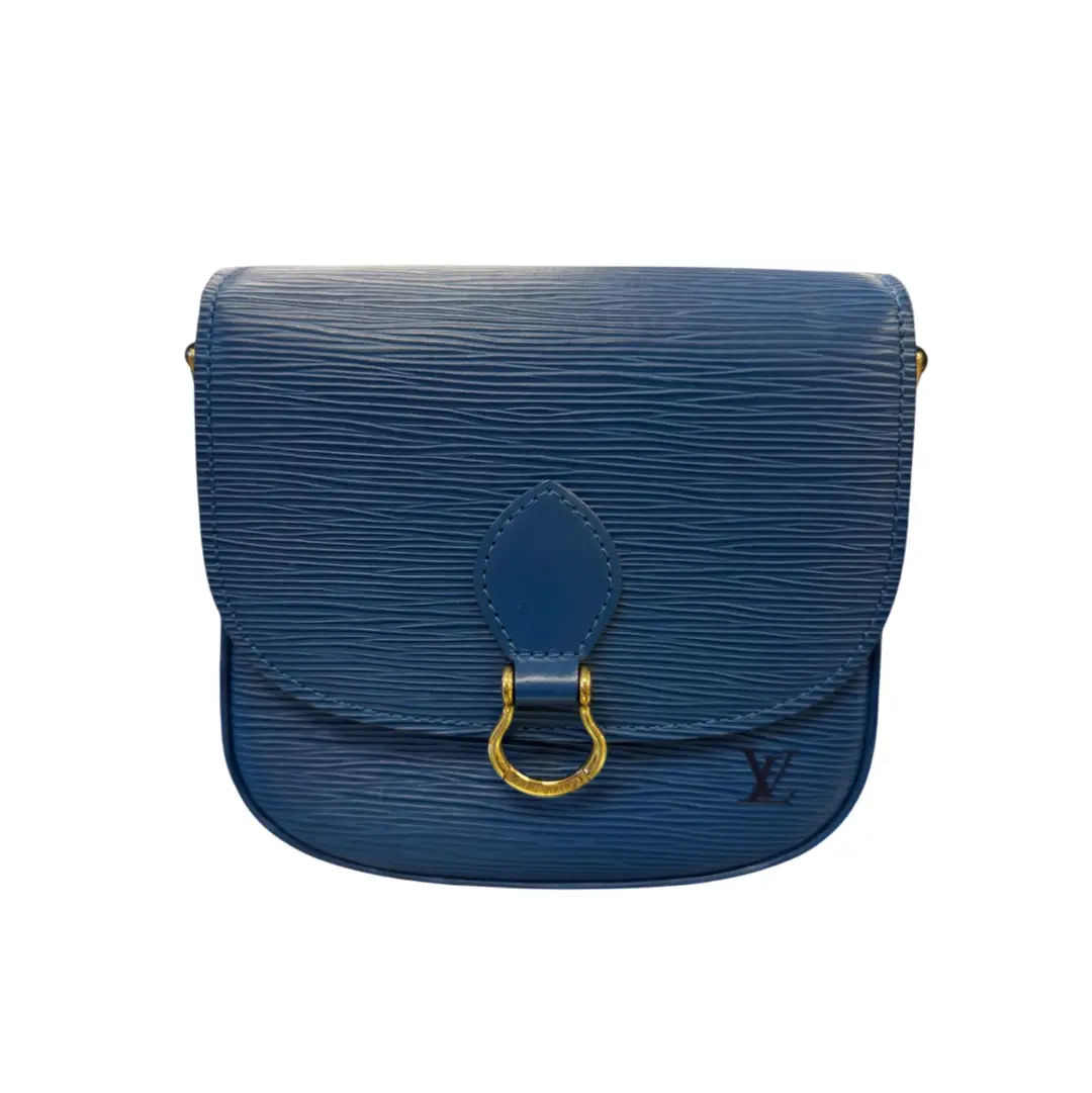 Louis Vuitton Blue Epi Saint Cloud