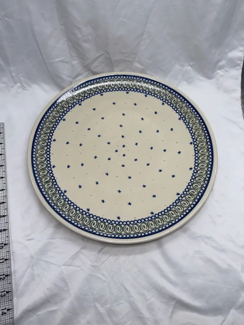 VTG Polish pottery Large Serving Dish