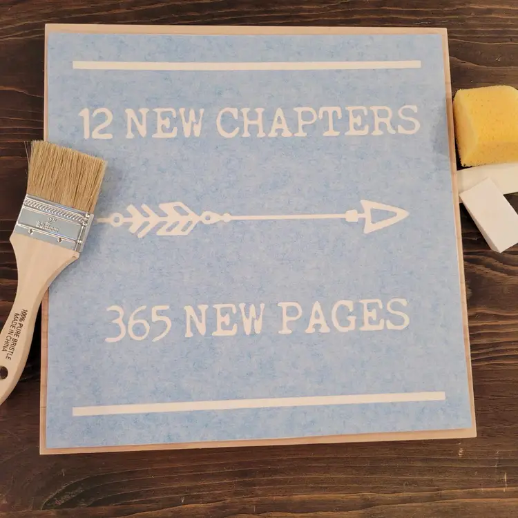 #06 - 12x12 Wooden Sign Paint Kit - 12 New Chapters