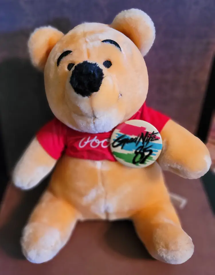 1985 Grad Nite Plush Pooh Bear - As Is