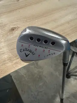 Callaway MD3 58 Deg Wedge With Stiff Flex Steel fiber I110 Graphite Shaft.