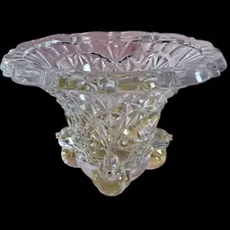 Vintage Hofbauer Brydes Collection Lead Crystal Dish