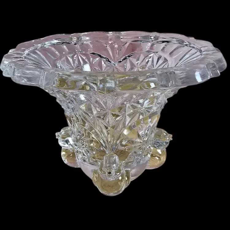 Vintage Hofbauer Brydes Collection Lead Crystal Dish