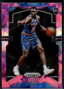 2019-20 Panini Prizm Basketball Lot of 4 RJ Barrett RC's #250-Pink Ice-Green-2 Base