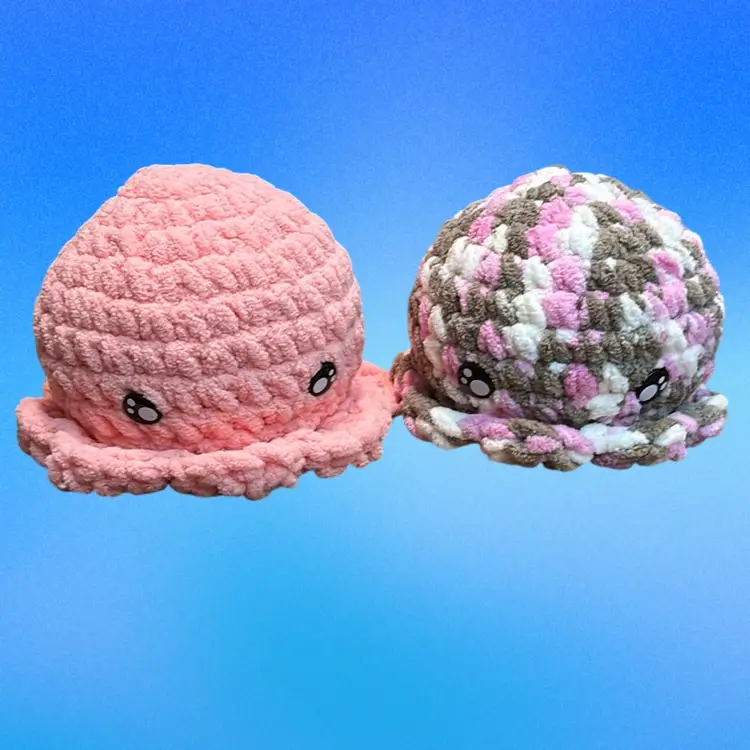 Octopus Plush Pick 1 Crochet Handmade