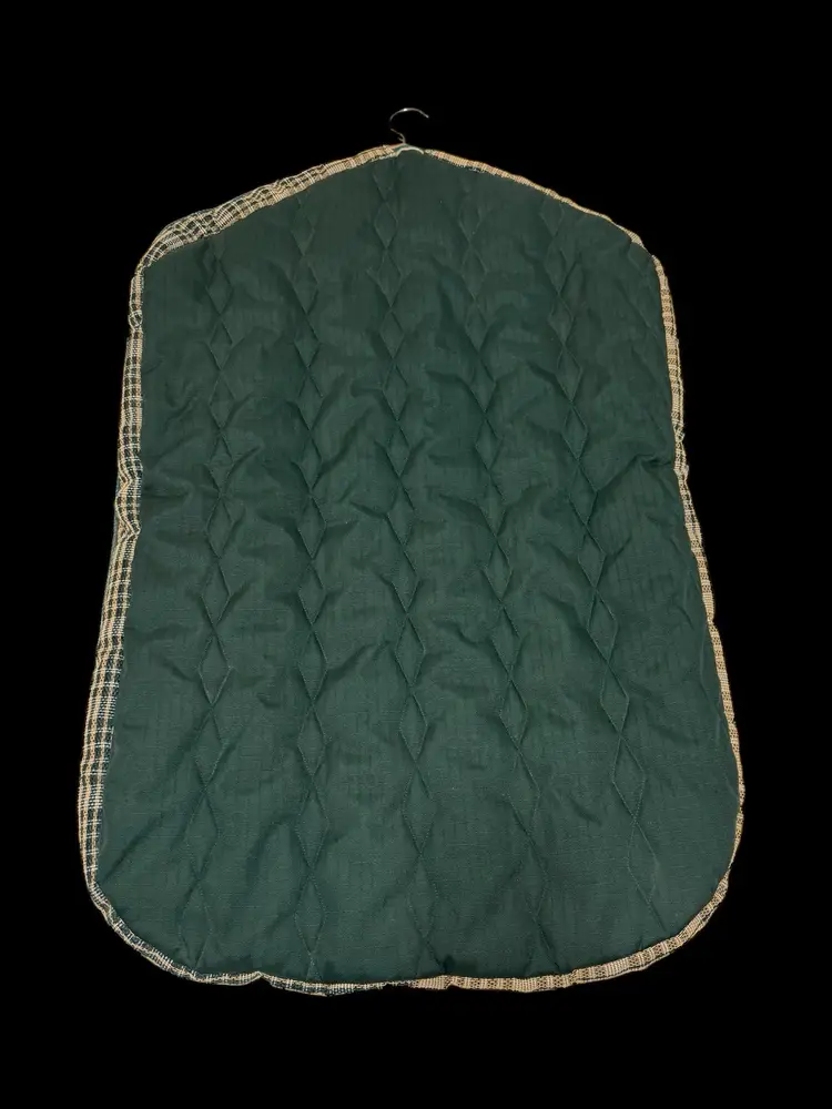 Kensington Roustabout Equestrian Quilted/Padded Garment Bag with Wooden Hanger