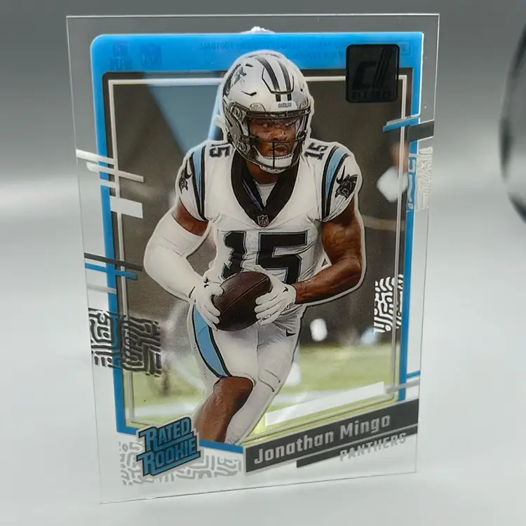 2023 Donruss Clearly Jonathan Mingo RC #69 Carolina Panthers