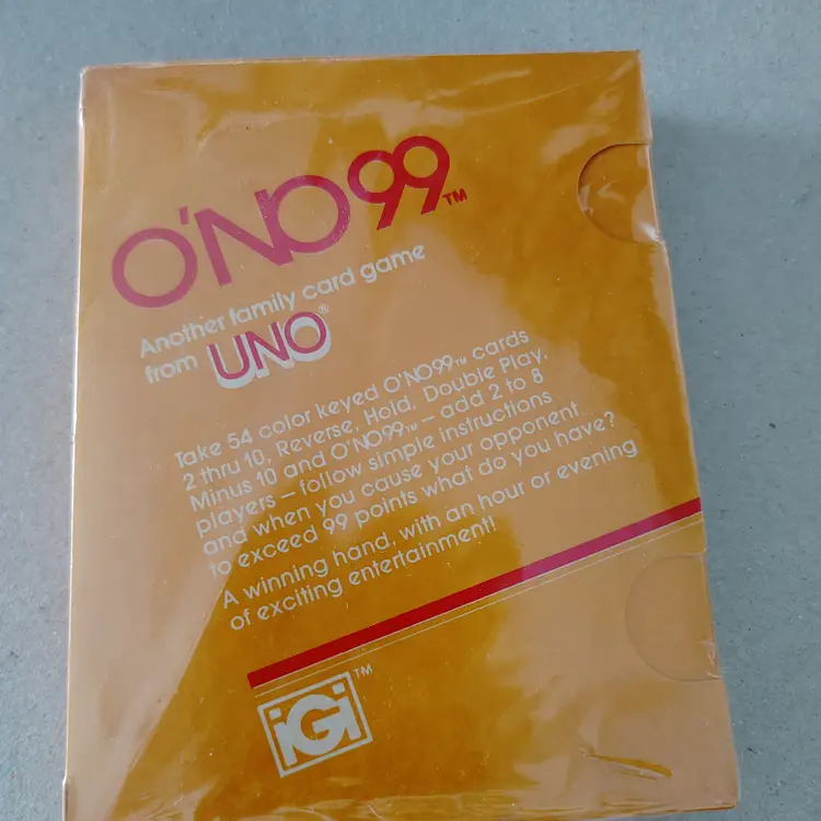 Unopened Deck of Playing Cards. UNO 99.