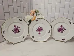 Set of 3 Lunch Plates by Vista Alegre
