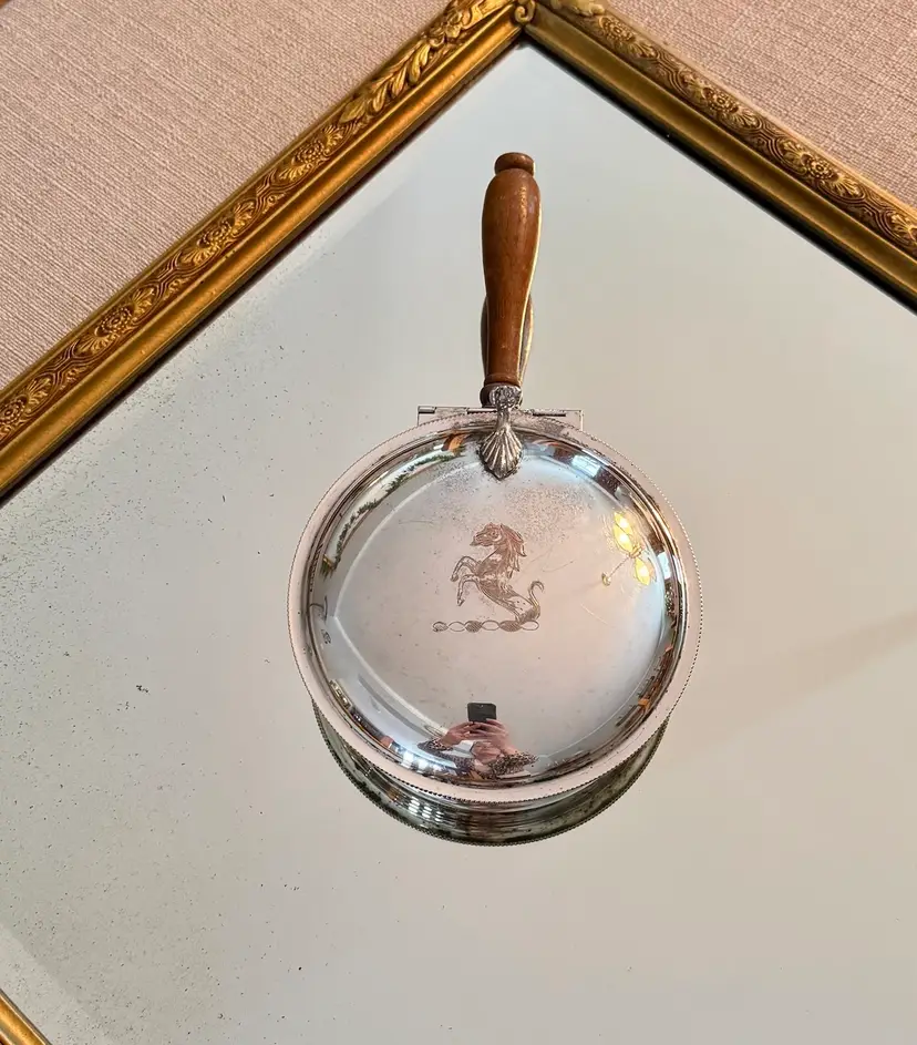 Vintage Sheffield Silver-plated Silent Butler