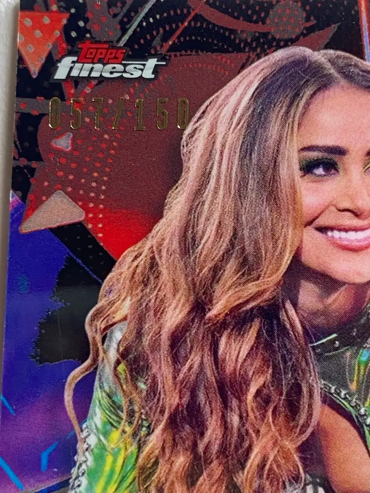 2021 Topps Finest Aliyah Blue Refractor /150