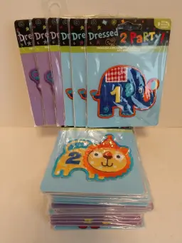 Lot of 23 Pieces, Horizon Iron On Applique Kids Birthday Ages 1 2 3 4 5