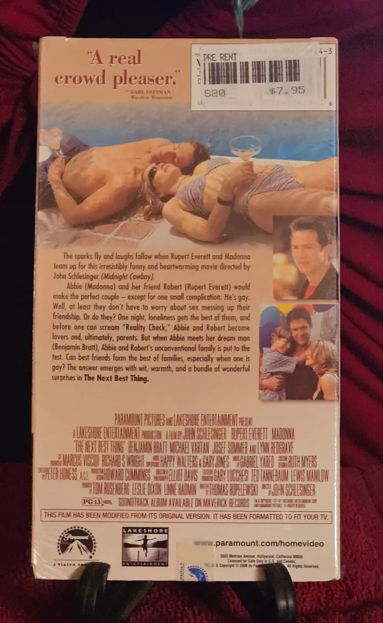 The Next Best Thing (VHS) NEW - Factory Sealed