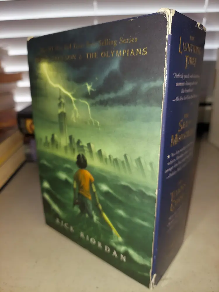 Percy Jackson & the Olympians books 1-3 box set TPB w/slipcase