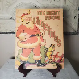 The Night Before Christmas Softcover Children's Booklet 1982
