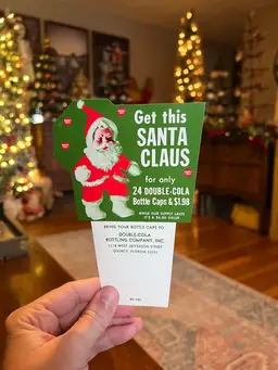 Vintage Rushton Santa Cola Advertising Card