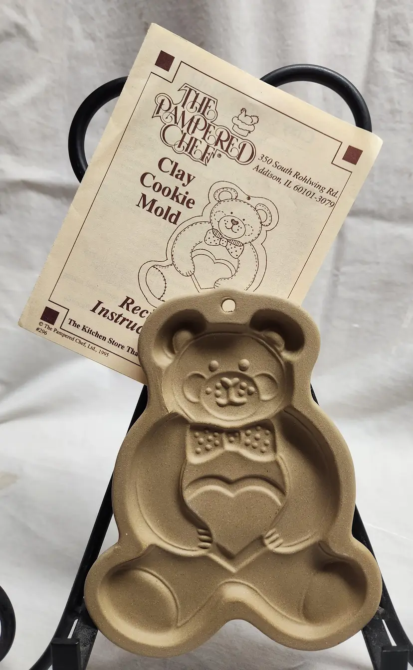 Pampered Chef Clay Cookie Mold