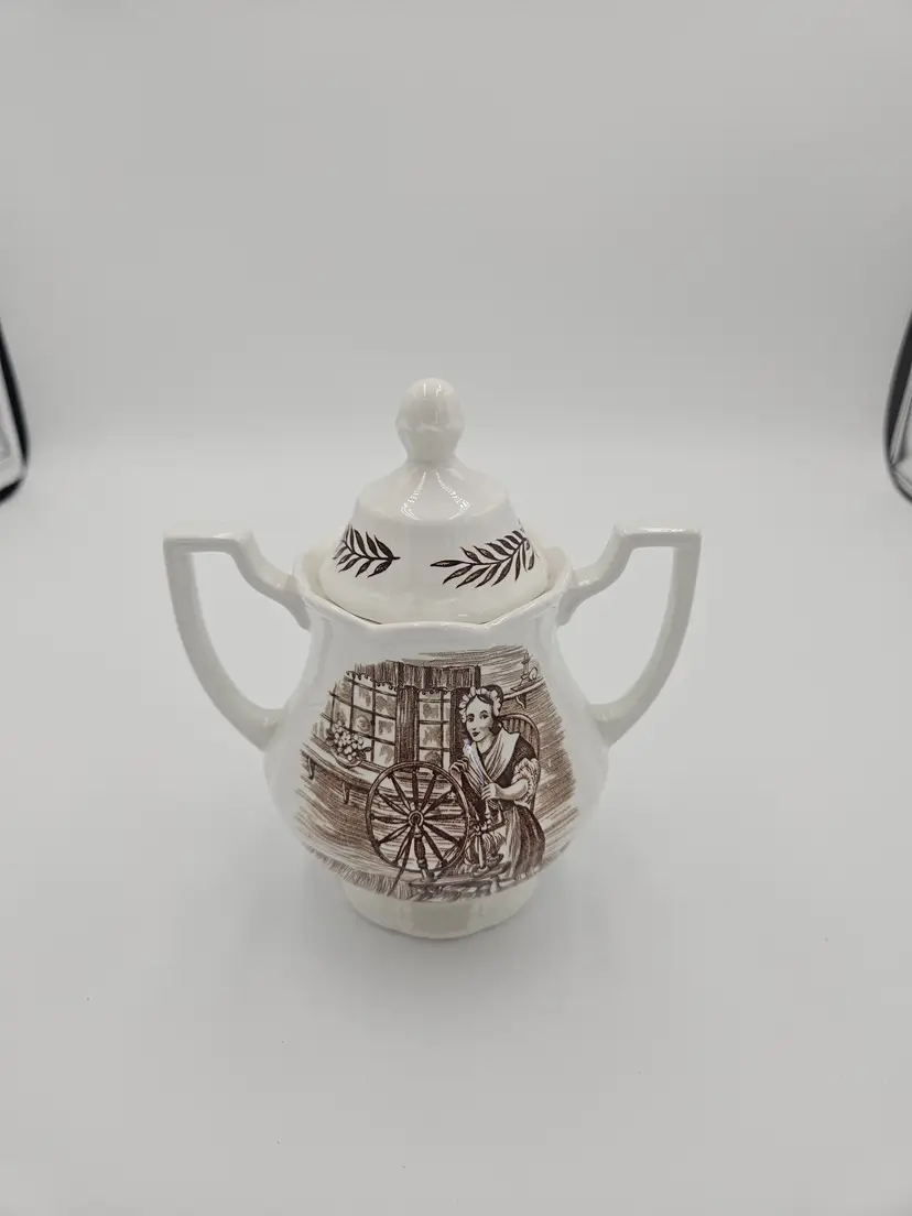 #C96 Royal Staffordshire Colonial Ironstone by J&G Meakin Sugar Dish