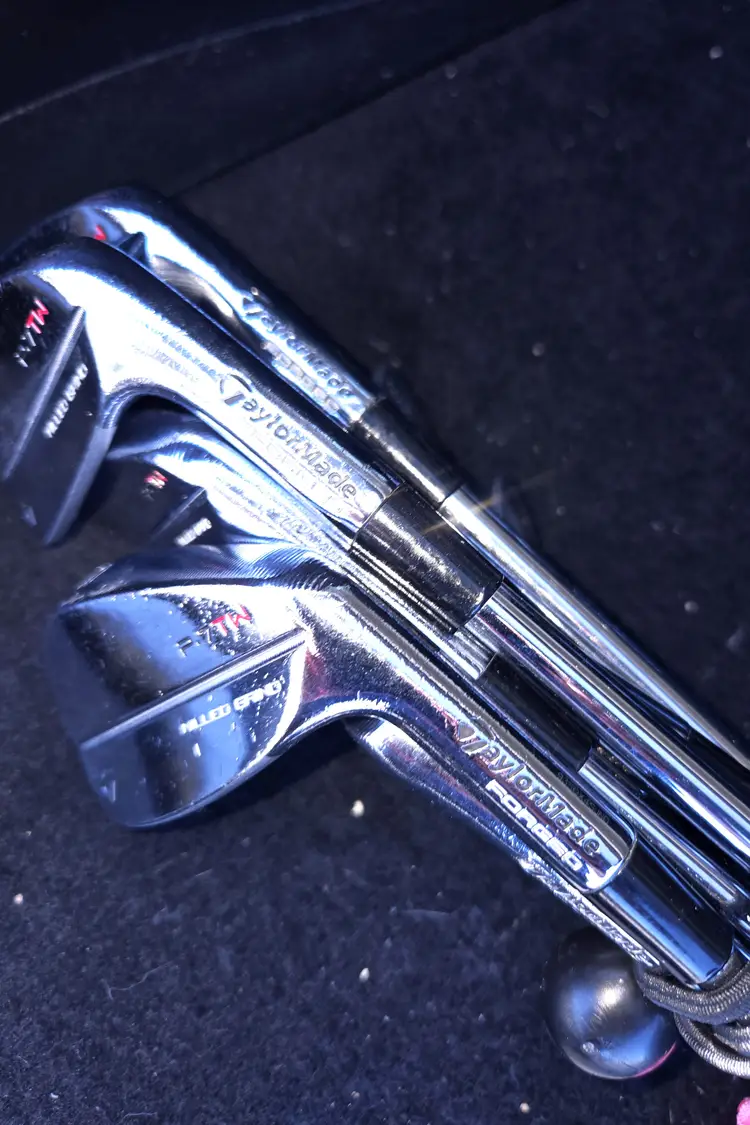 (RARE) TIGER WOODS P-7 "TW" TaylorMade Golf Club Iron Set, 4 -9 & PW, Stiff shaft $1,500