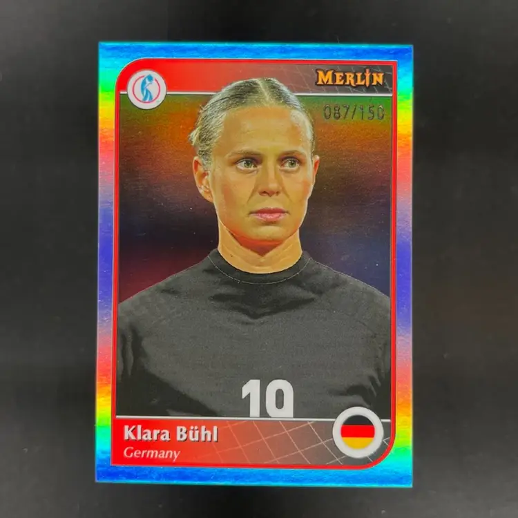 Klara Buhl 2025 Topps Merlin Women’s Euro Image Variation /150 Soccer Card