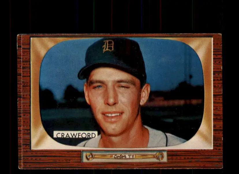 1955 Bowman #121 Rufus Crawford - (pk-tl3) - Detroit Tigers