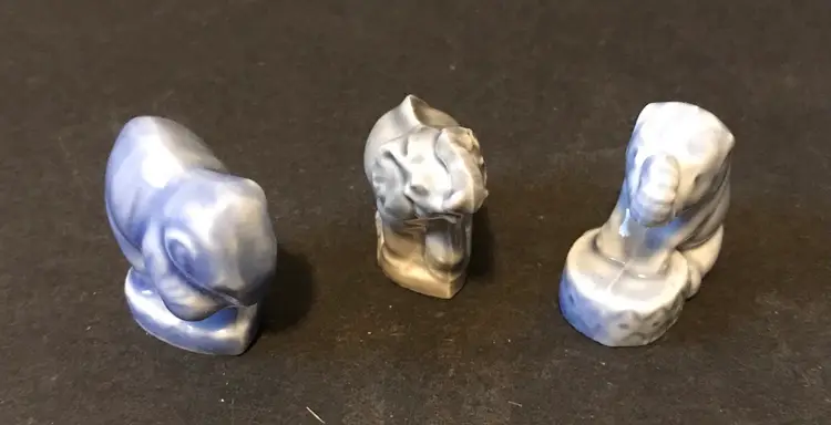 Trio Of Elephants Wade Whimsies