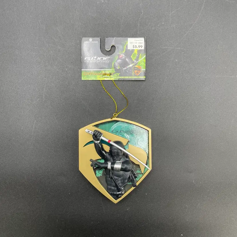 Hasbro American Greetings G.I. Joe The Rise of Cobra 3D Snake Eyes Ornament
