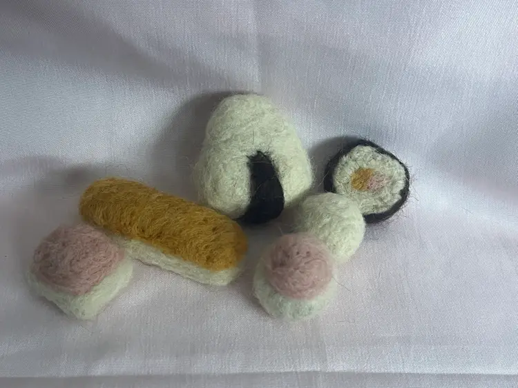 Assorted Sushi Needlefelted