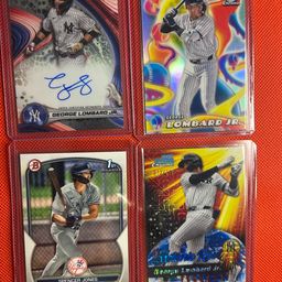 Yankees Prospects Team Lot Auto, Variants & Numbered