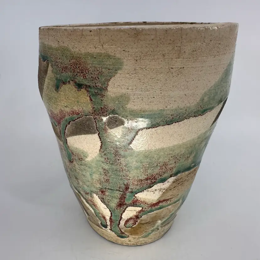 Raku Pottery Vase