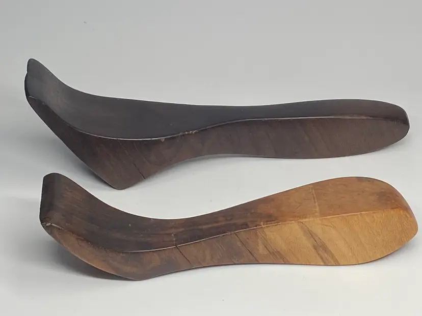 2 Wooden Charcuterie Cheese Knives