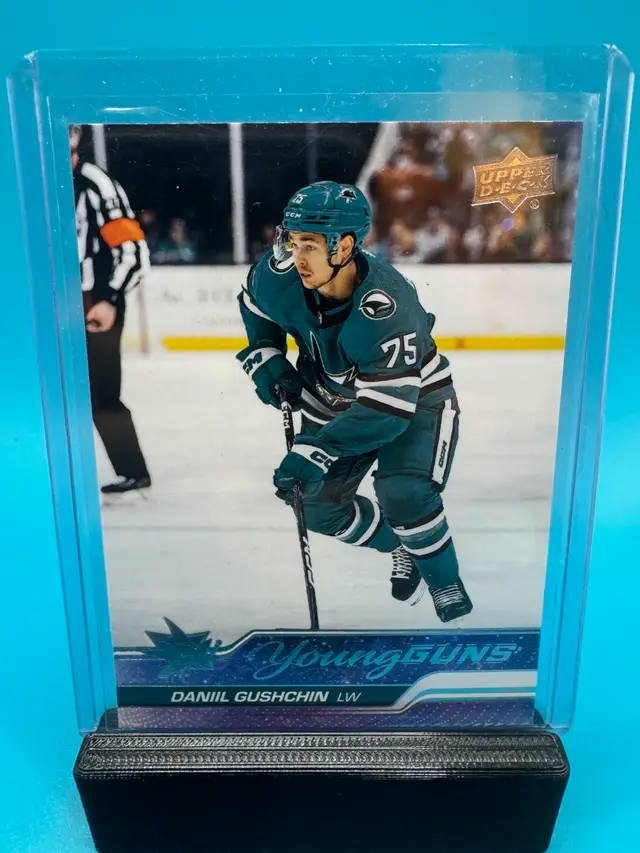 Daniil Gushchin Upper Deck Young Guns RC San Jose Sharks