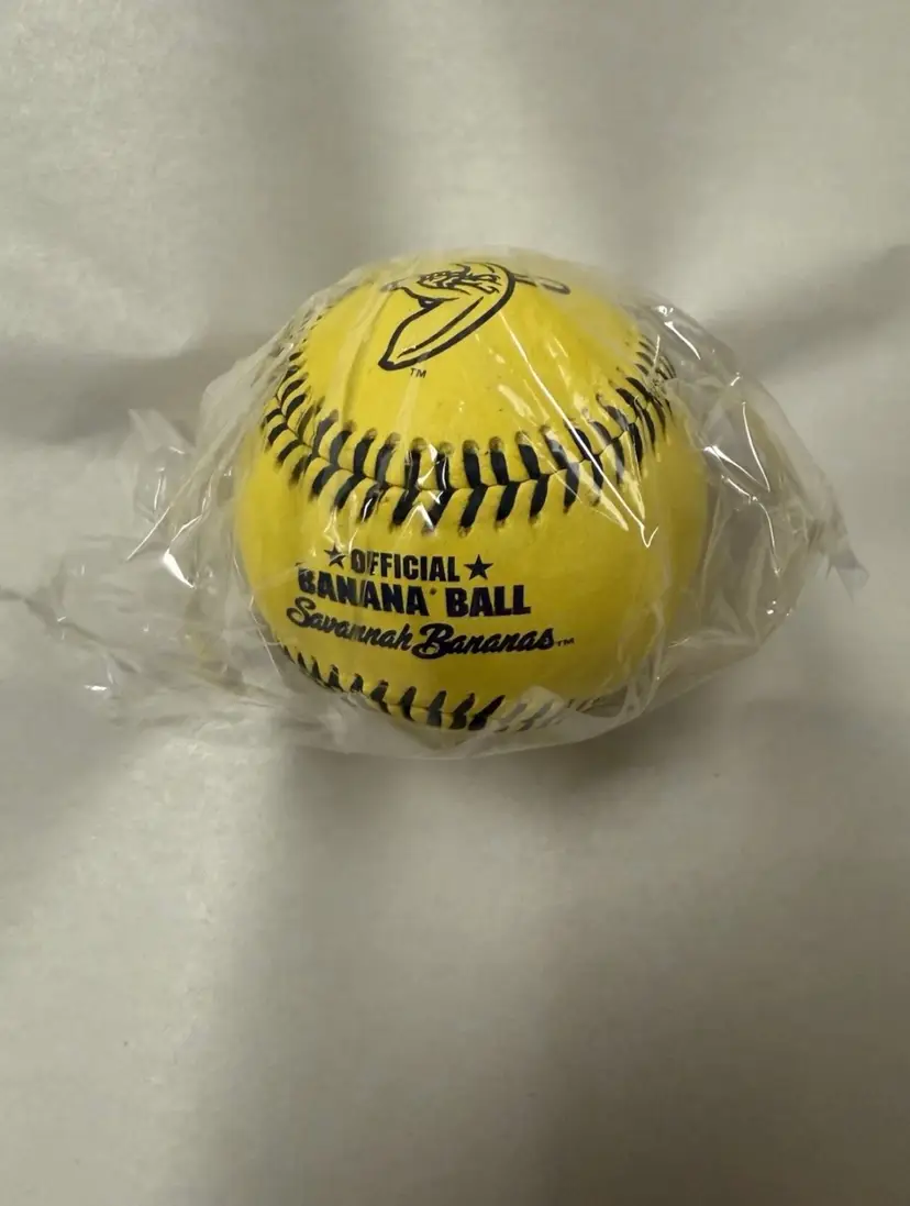 Official Wilson Savannah Bananas Baseball Game Ball New Yellow New Sealed