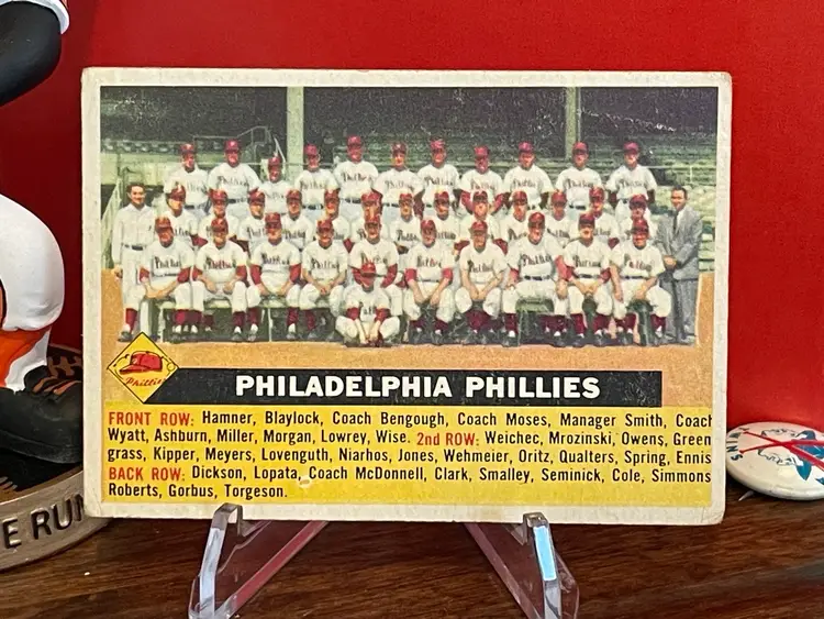1956 Phillies Lot 72 Team 334 Miller 337 Morgan - Philadelphia Phillies