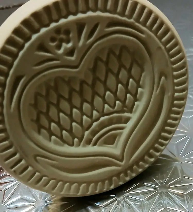 Cookie Stamp. Brown Bag Art 1995. Pennsylvania Heart Number 7