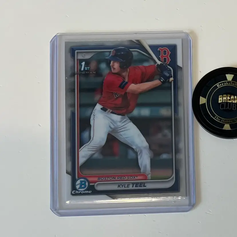 Kyle Teel Bowman 1st Chrome Boston Red Sox