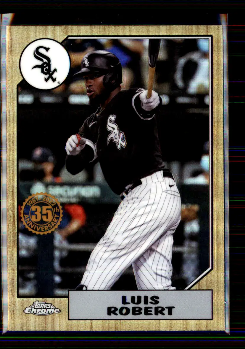 Luis Robert 2022 Topps Chrome 1987 Topps Baseball #87BC-12 - Chicago White Sox - (147-229)