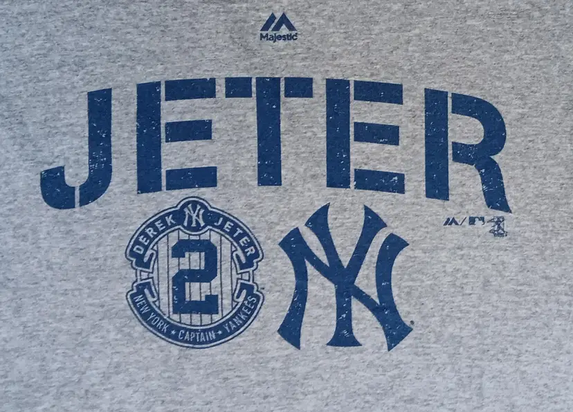 New York Yankees Derek Jeter #2 Captain muscle shirt baseball tank top MLB