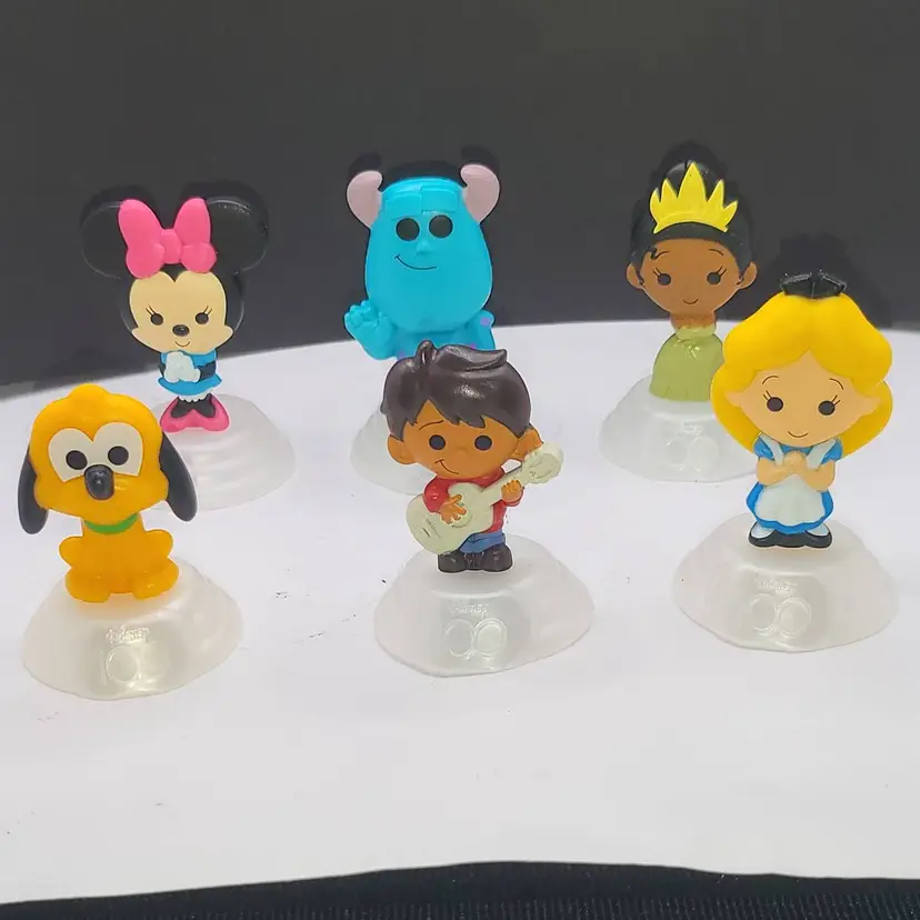 2023 100 year Disney Character Mini Figurine Set McDonald's 6 pieces with boxes