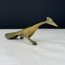 Vintage Great City Traders Brass Roadrunner Figurine