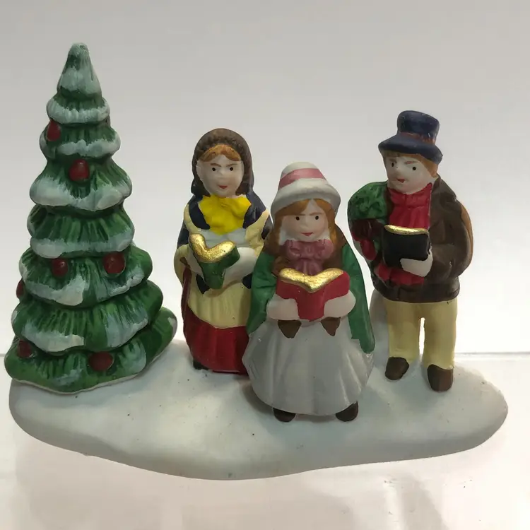 Vintage Lemax Christmas Village Carolers Figurine