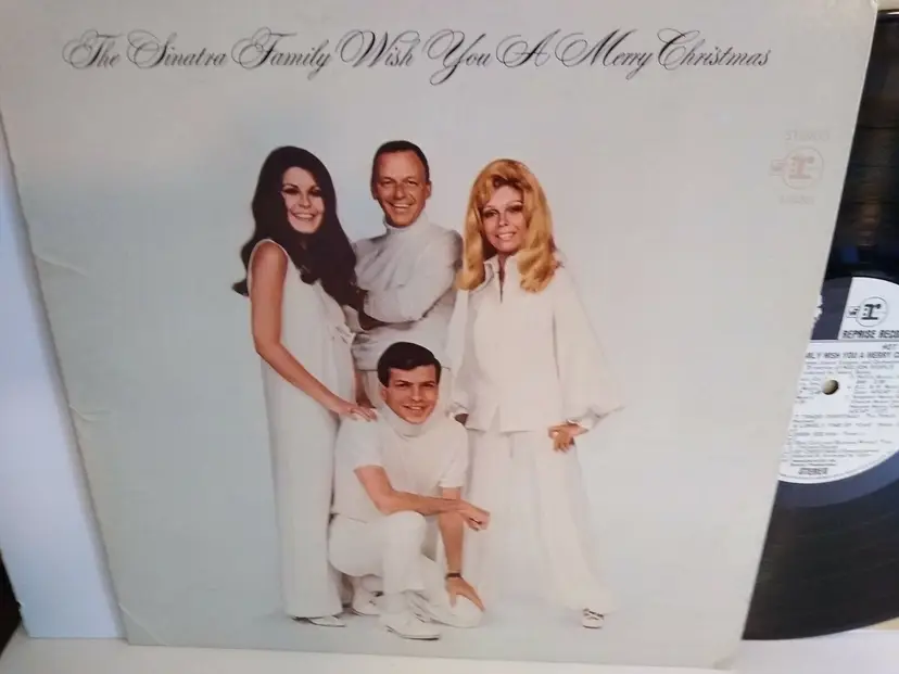 The Sinatra Family Wish You A Merry Christmas Vinyl LP Record Album 1969 Promo