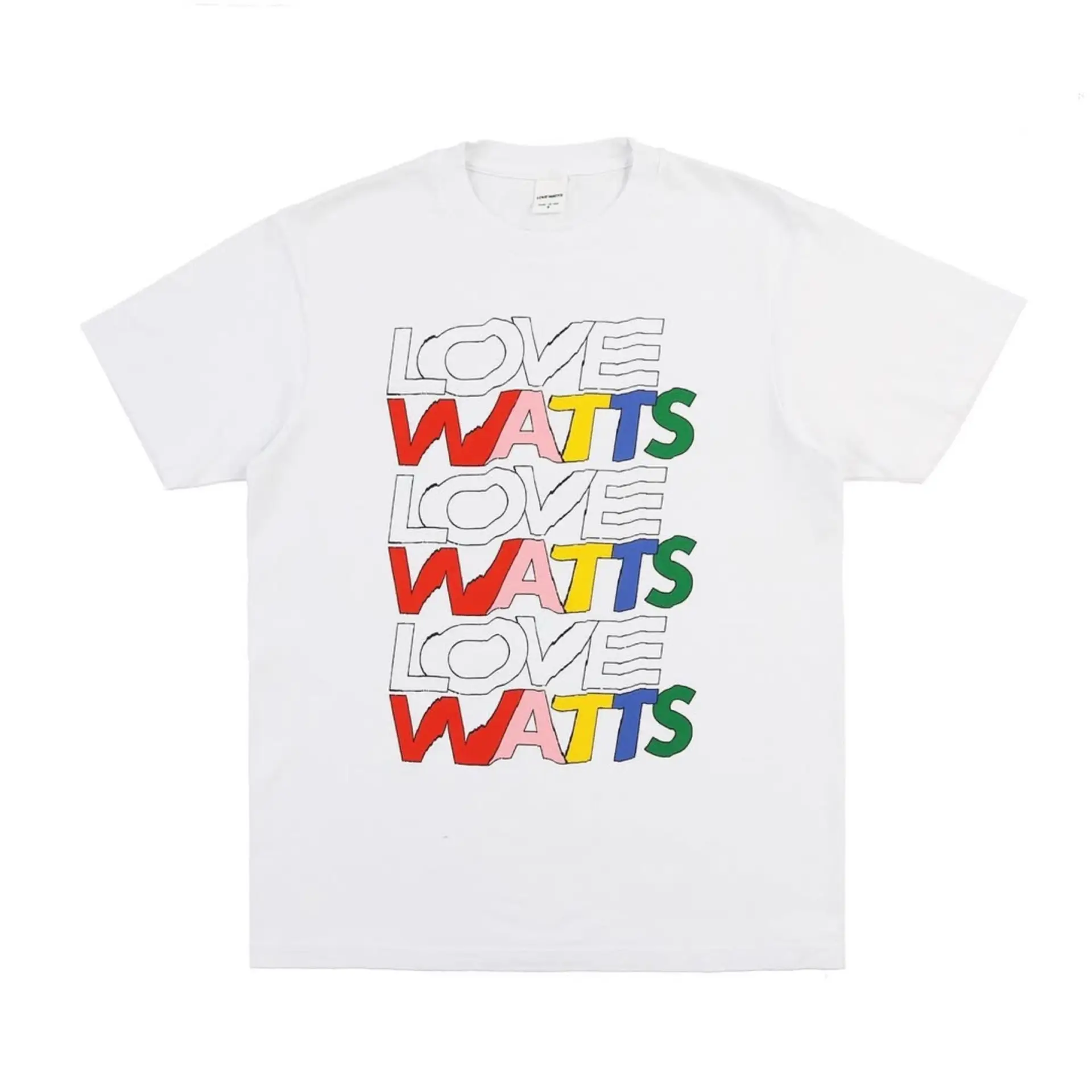 LoveWatts Stacked Logo Tee (feat. Jacob Rochester)