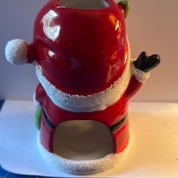 Ceramic Santa Votive
