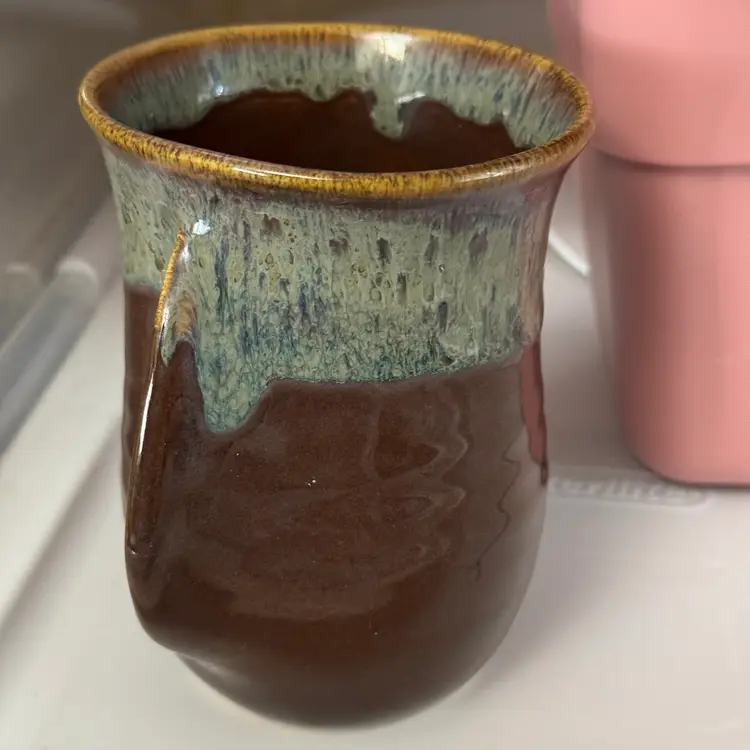 Neher Hand Warmer Mug Right Handed Pottery