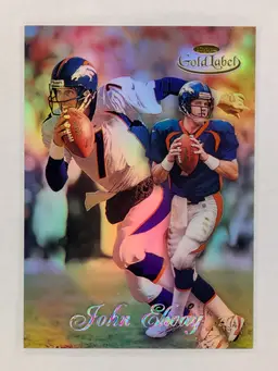 John Elway 1998 Topps Gold Label CLASS 2 #1 HOF Denver Broncos