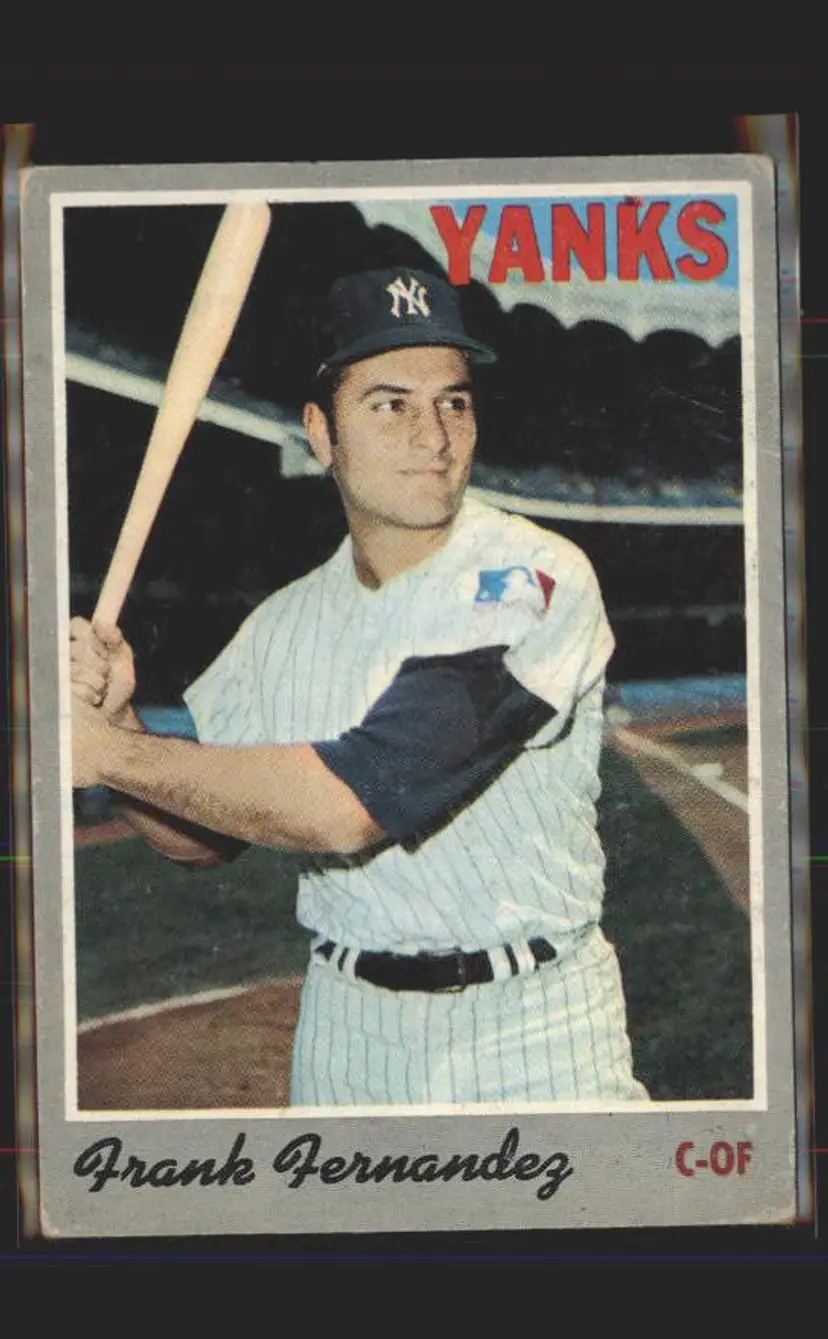 Frank Fernandez 1970 Topps #82 - () - New York Yankees